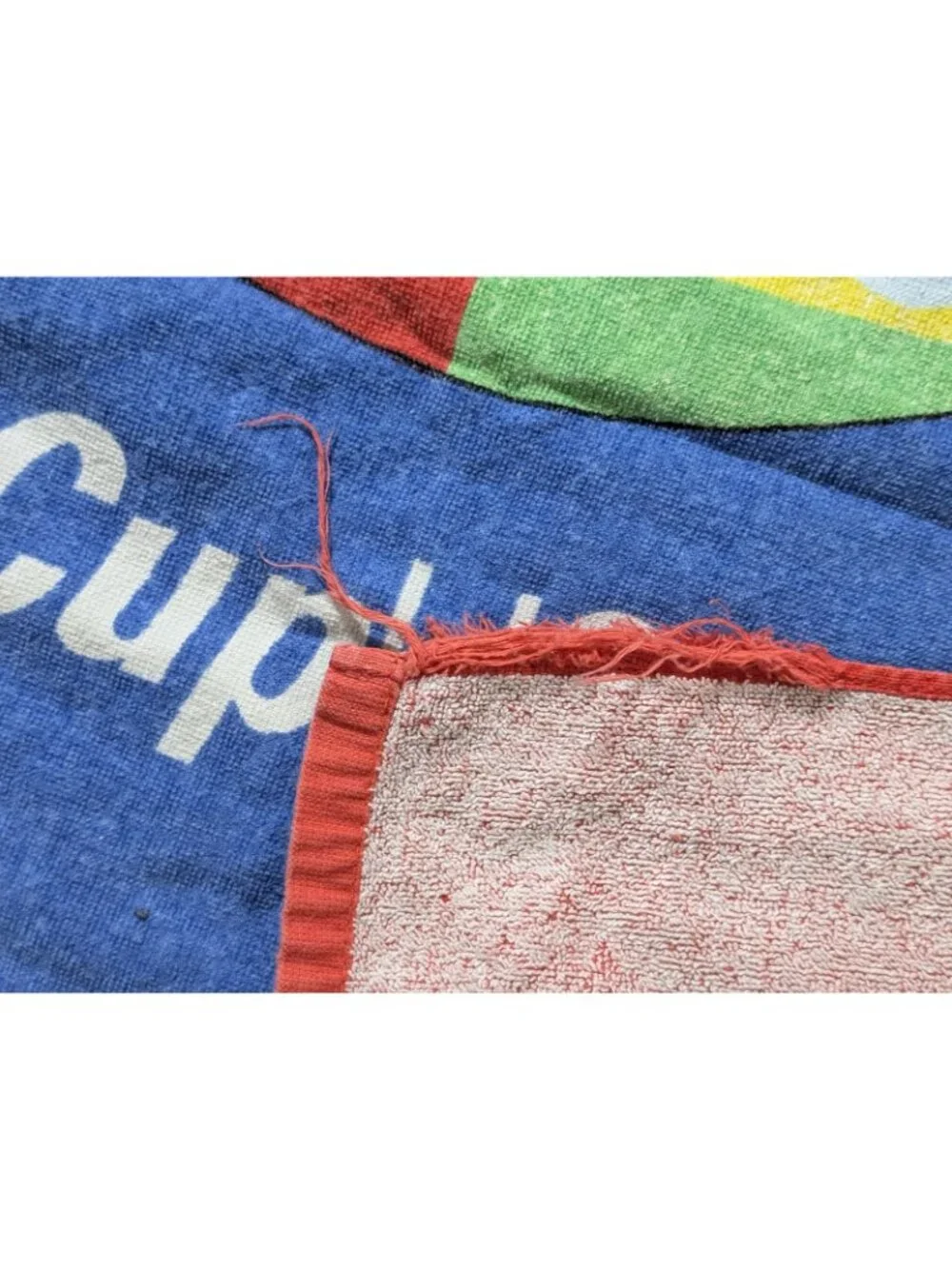 1994 World Cup USA 94 Soccer Beach Towel Vintage Sports 90s Retro Red Blue